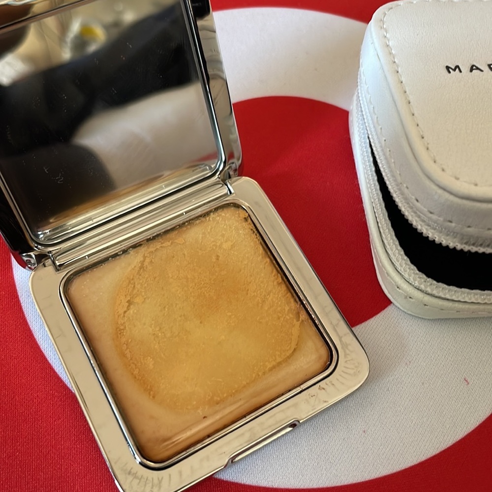 Marc Jacobs Solid Perfume Compact Mirror Black Le… - image 3